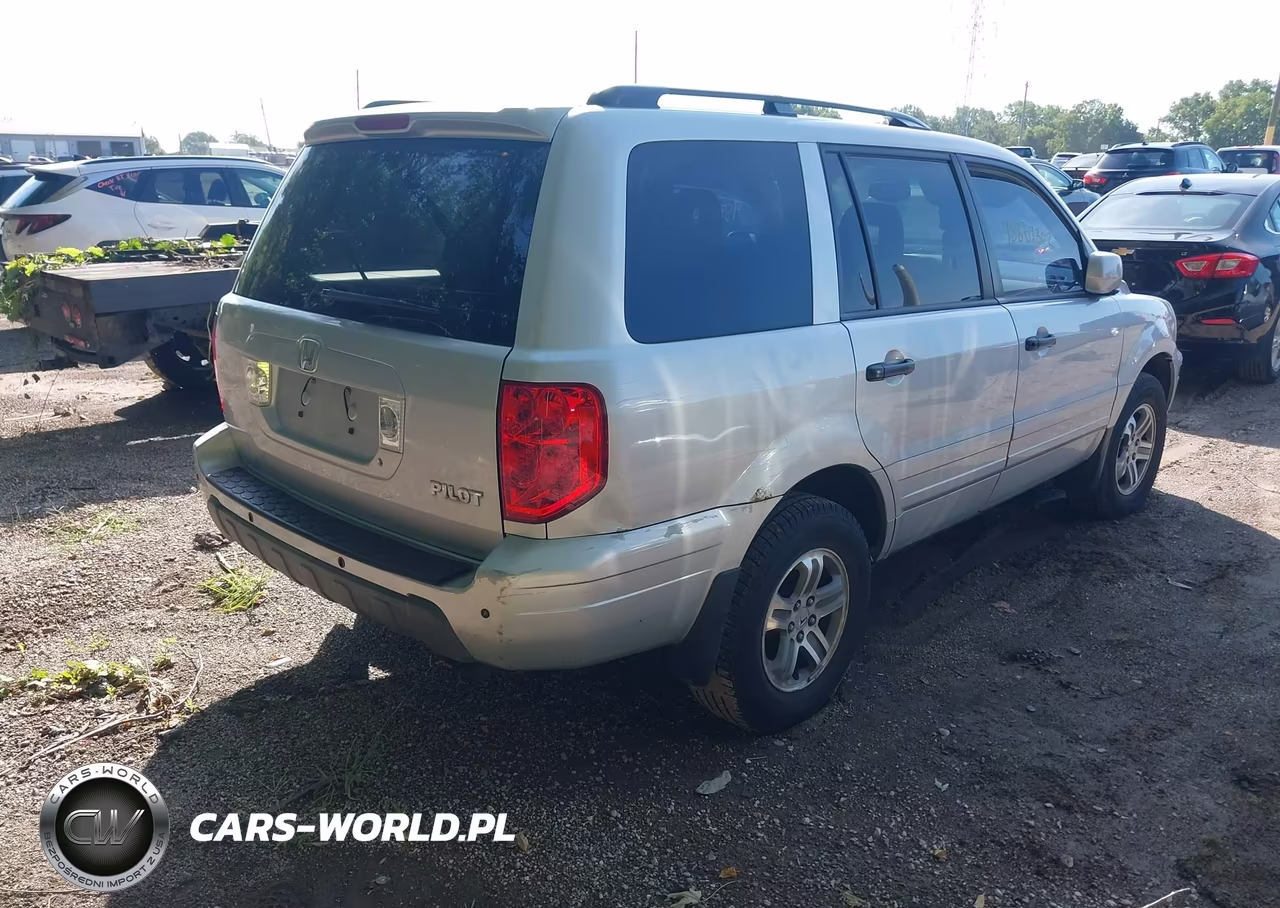 2004 Honda Pilot Ex-L VIN:2HKYF18524H501391 - 4