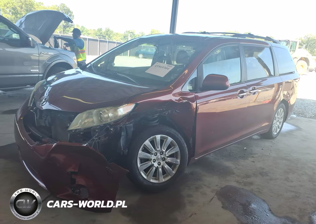 2012 Toyota Sienna Xle 7 Passenger VIN:5TDDK3DC2CS035626 - 2