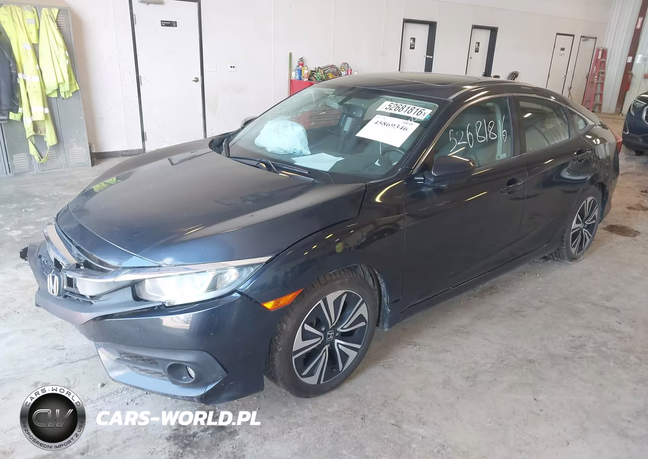 2018 Honda Civic Ex-L VIN:19XFC1F72JE000666 - 2