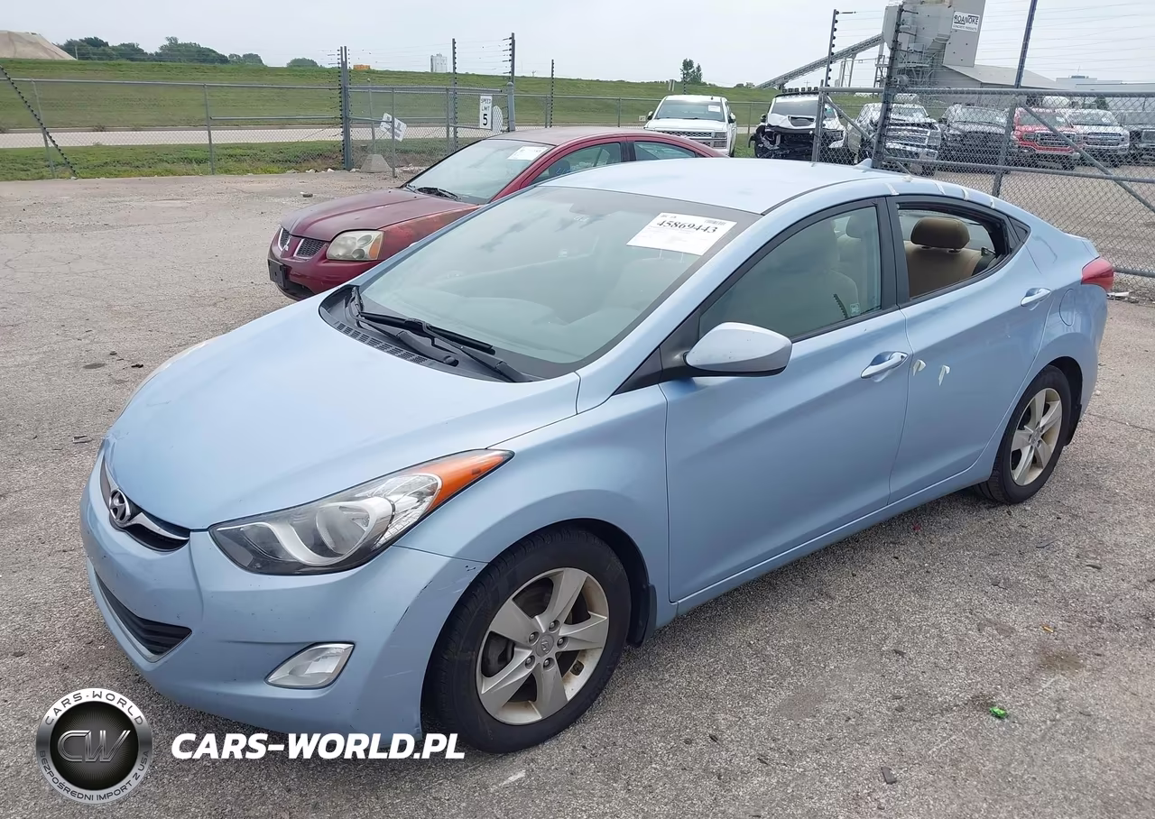 2013 Hyundai Elantra Gls VIN:KMHDH4AE0DU784301 - 2