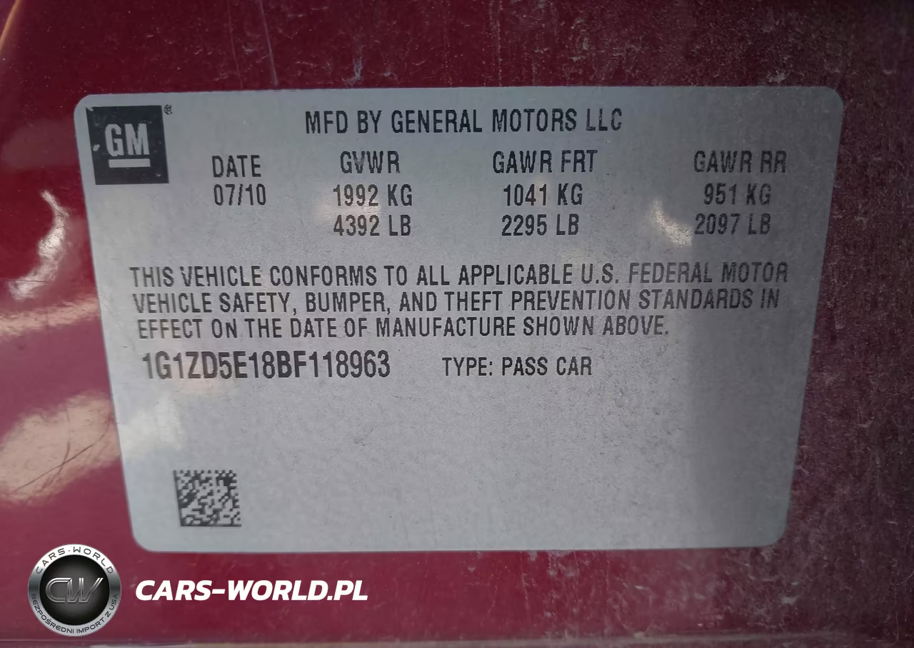 2011 Chevrolet Malibu 2Lt VIN:1G1ZD5E18BF118963 - 9