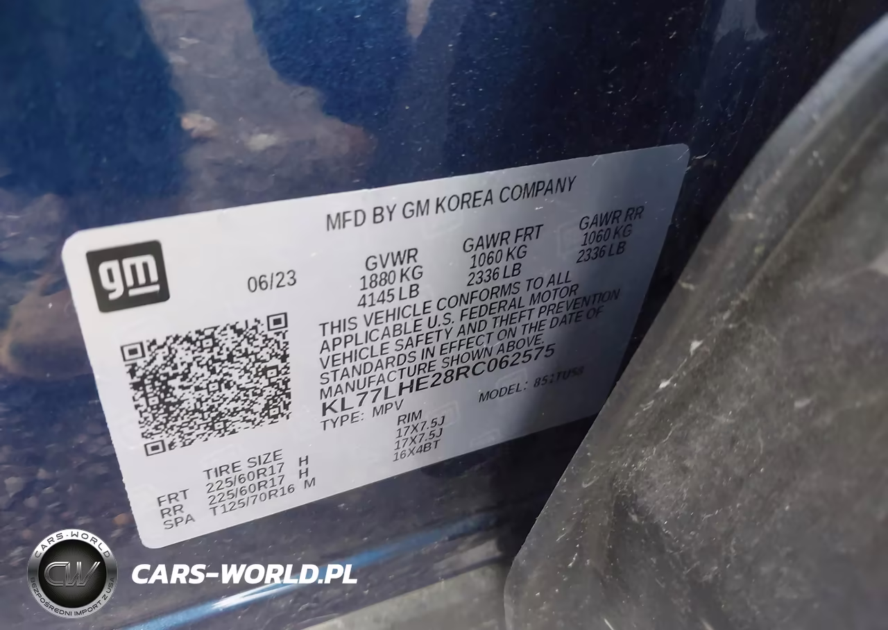 2024 Chevrolet Trax Fwd Lt VIN:KL77LHE28RC062575 - 9