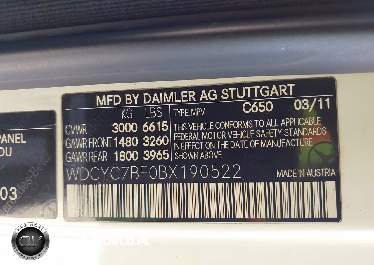 2011 Mercedes-Benz G 55 Amg 4Matic VIN:WDCYC7BF0BX190522 - 9