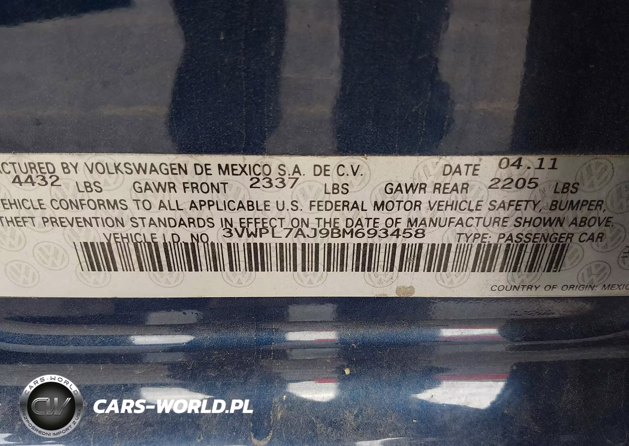 2011 Volkswagen Jetta Sportwagen 2.0L Tdi VIN:3VWPL7AJ9BM693458 - 9