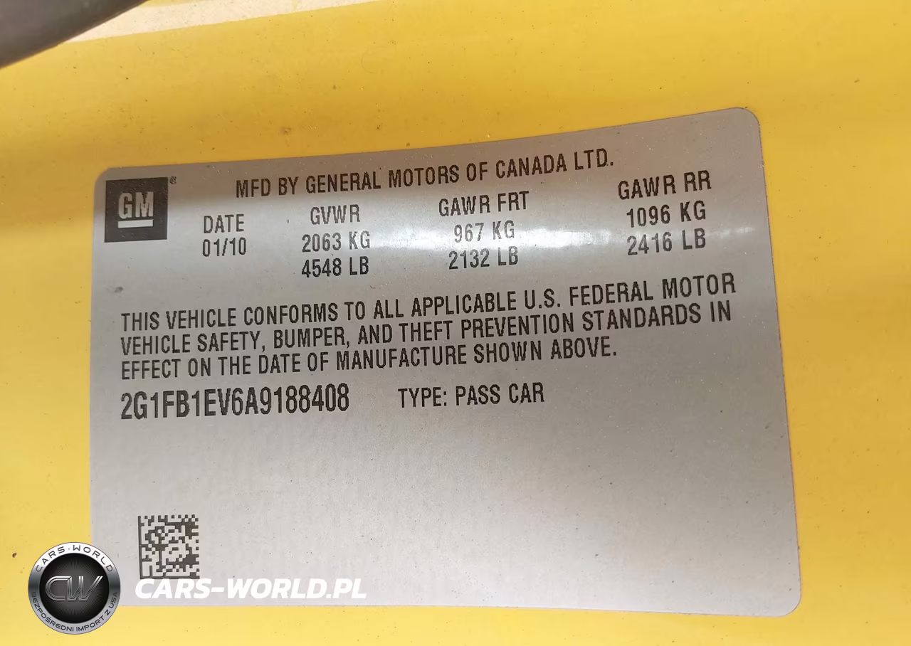 2010 Chevrolet Camaro 1Lt VIN:2G1FB1EV6A9188408 - 9