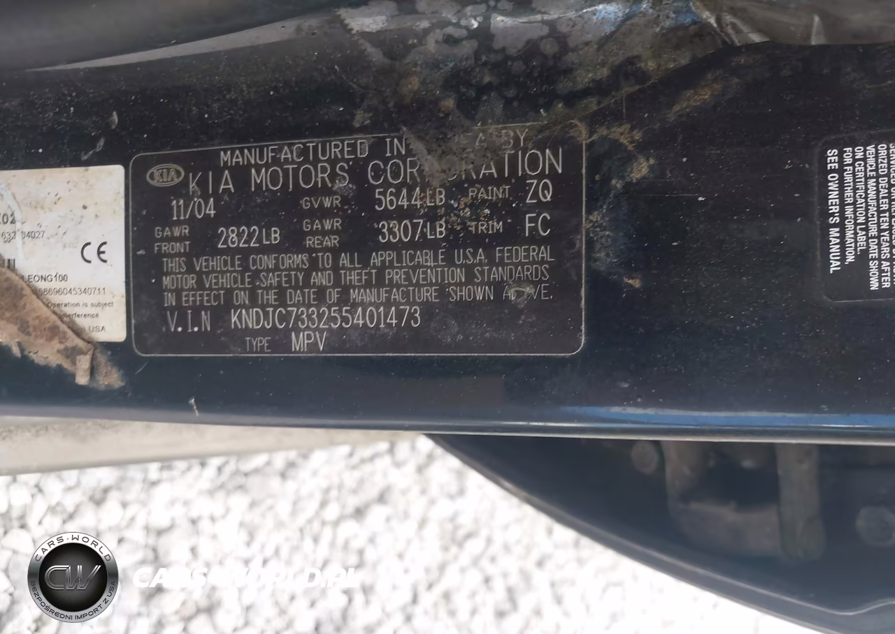 2005 Kia Sorento Ex-Lx VIN:KNDJC733255401473 - 9