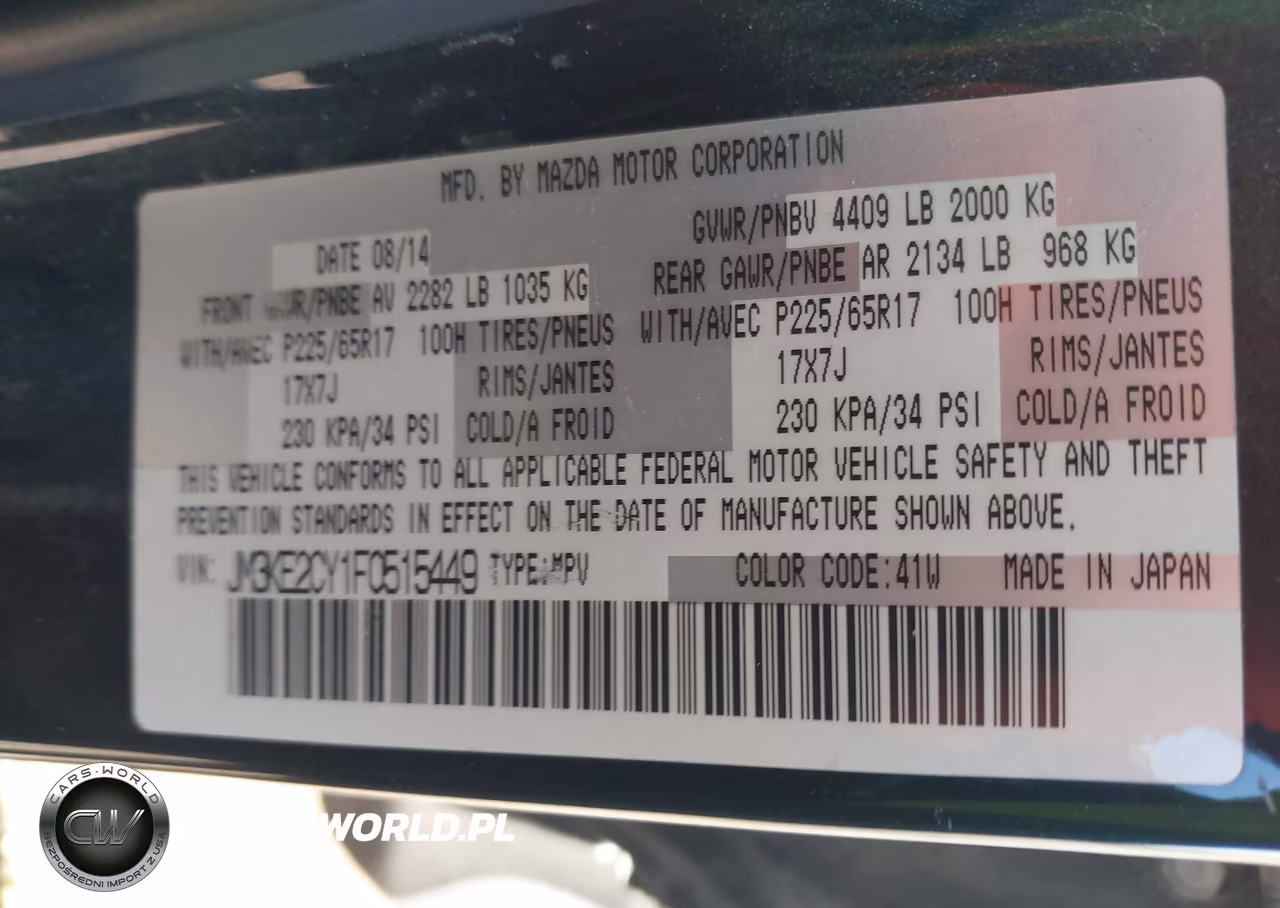 2015 Mazda Cx-5 Touring VIN:JM3KE2CY1F0515449 - 9