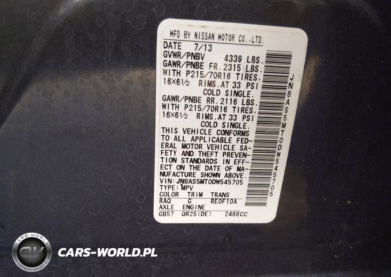 2013 Nissan Rogue S VIN:JN8AS5MT0DW545705 - 9