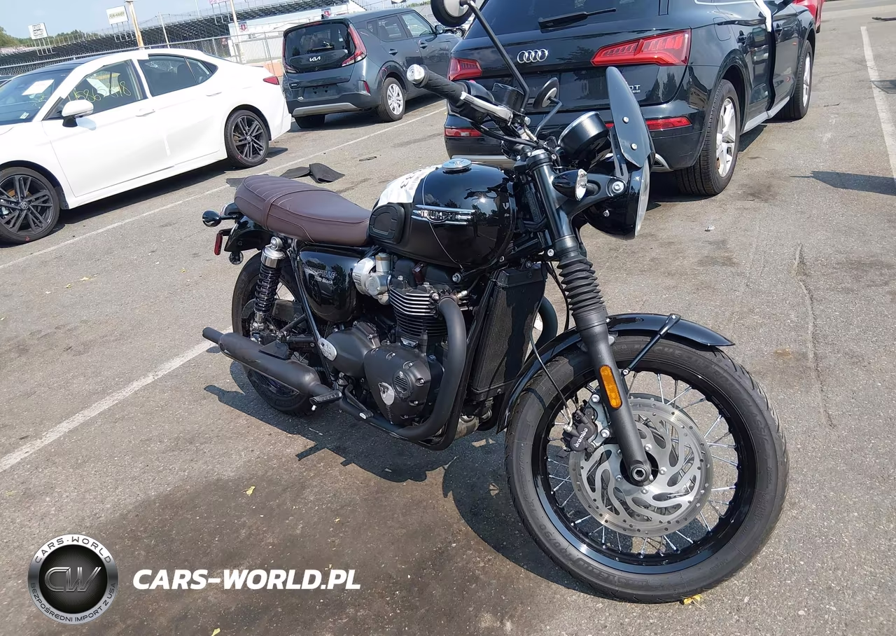 2023 Triumph Motorcycle Bonneville T120-Black VIN:SMTD40HL9PTBJ7402 - 2