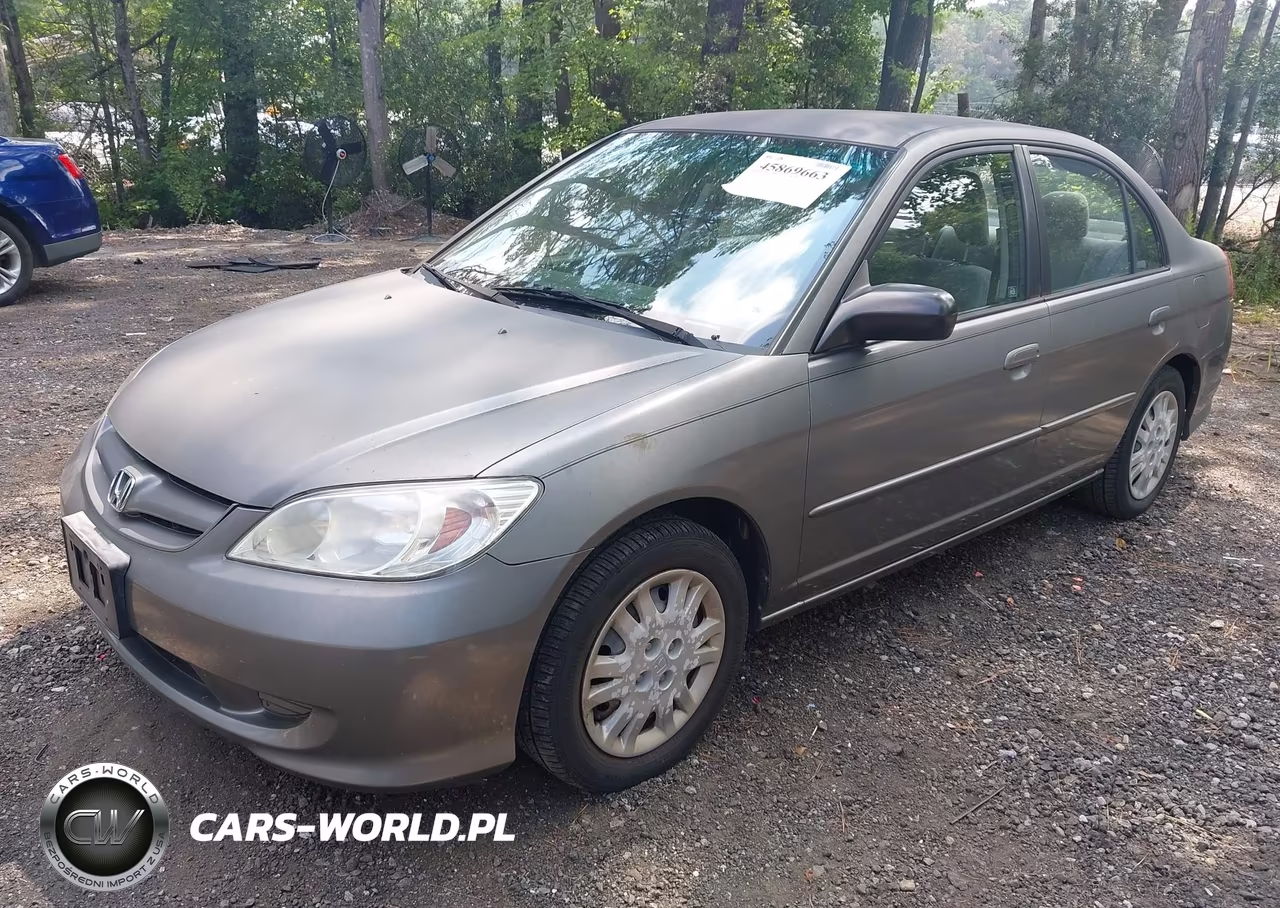 2004 Honda Civic Lx VIN:2HGES16564H618211 - 2