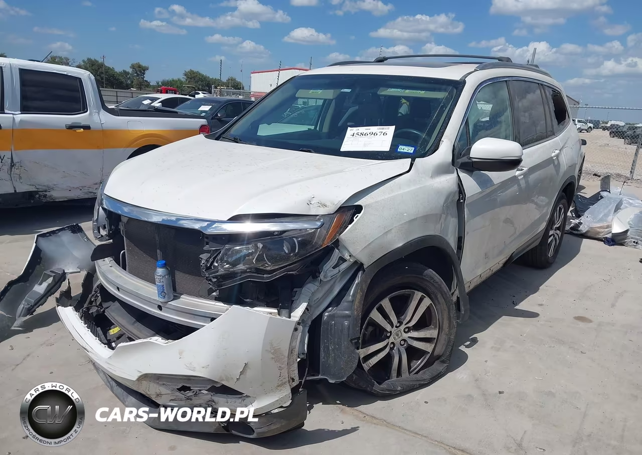 2016 Honda Pilot Ex-L VIN:5FNYF6H82GB076670 - 2