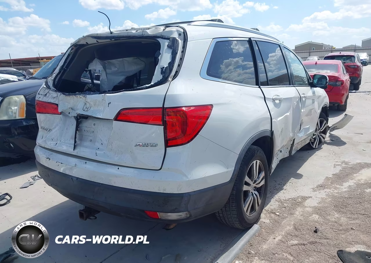 2016 Honda Pilot Ex-L VIN:5FNYF6H82GB076670 - 4