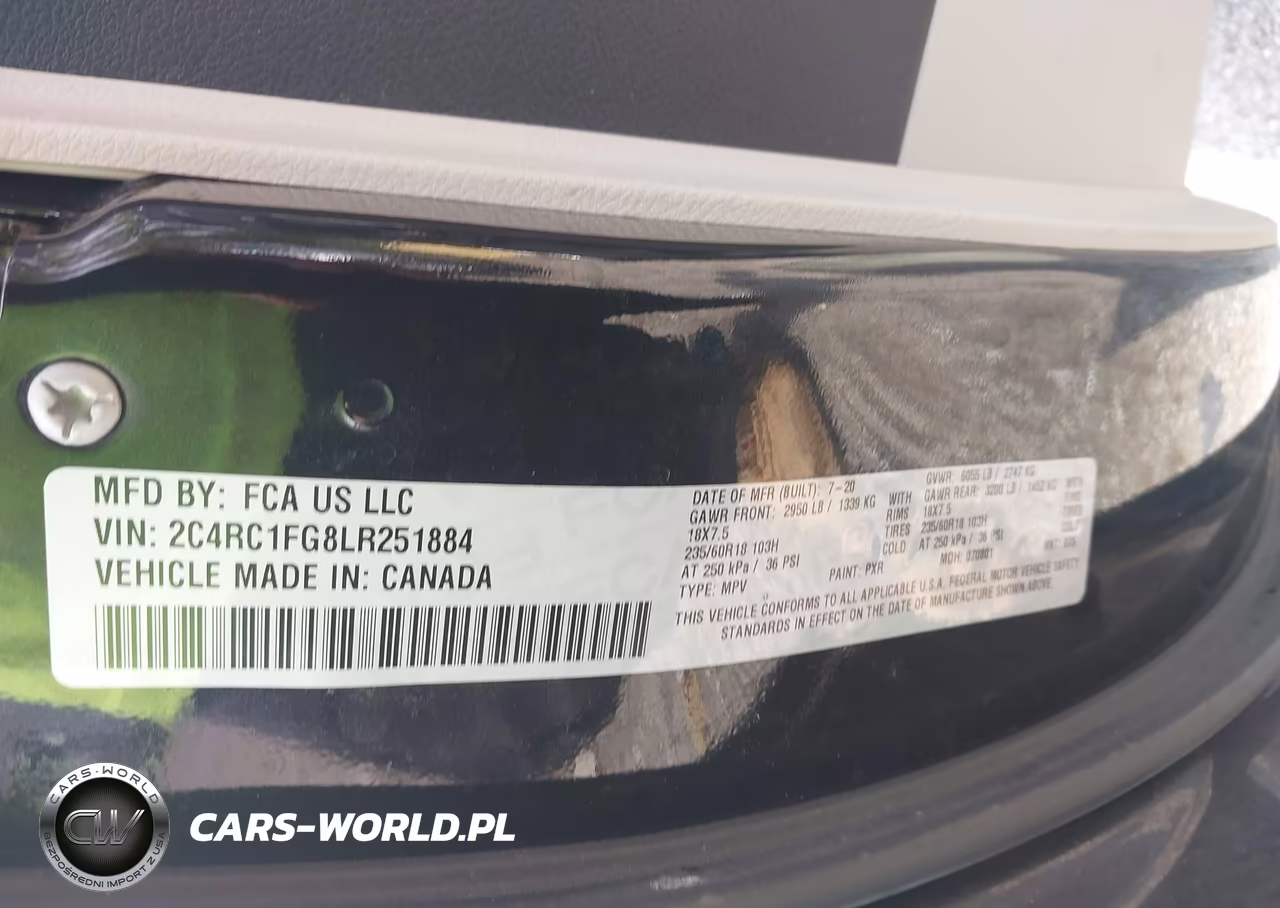2020 Chrysler Pacifica Touring VIN:2C4RC1FG8LR251884 - 9