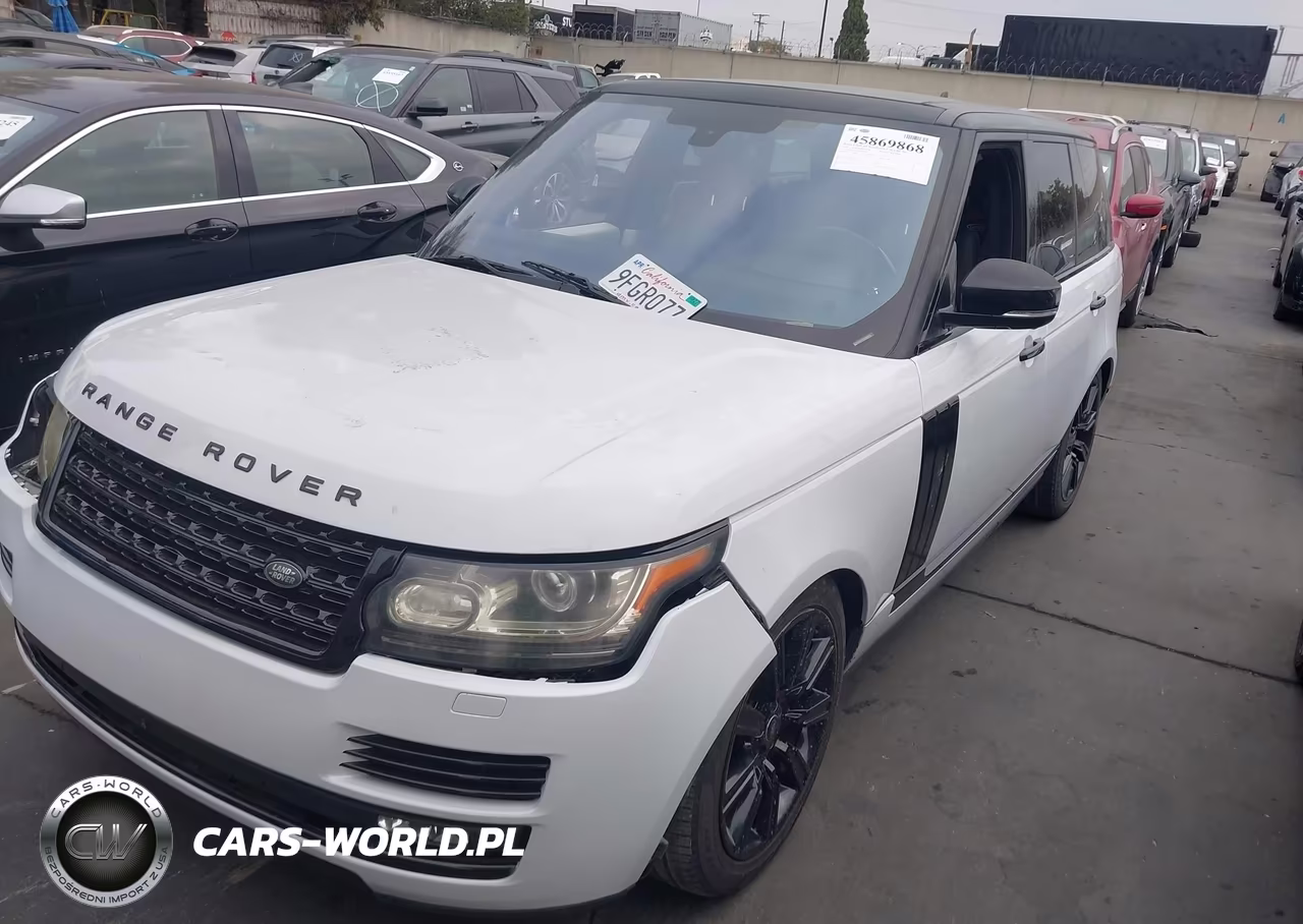2016 Land Rover Range Rover 3.0L V6 Turbocharged Diesel Hse Td6 VIN:SALGS2KF7GA262536 - 2
