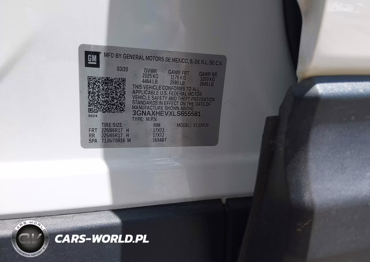 2020 Chevrolet Equinox Fwd Ls VIN:3GNAXHEVXLS655581 - 9