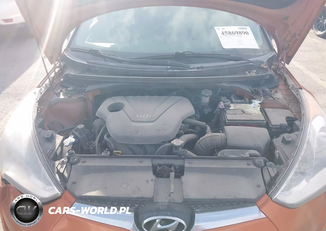 2012 Hyundai Veloster Base W-Black VIN:KMHTC6AD5CU068859 - 10