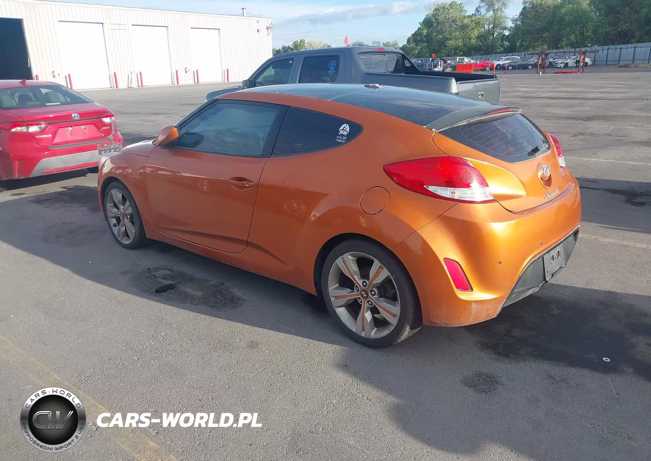 2012 Hyundai Veloster Base W-Black VIN:KMHTC6AD5CU068859 - 3