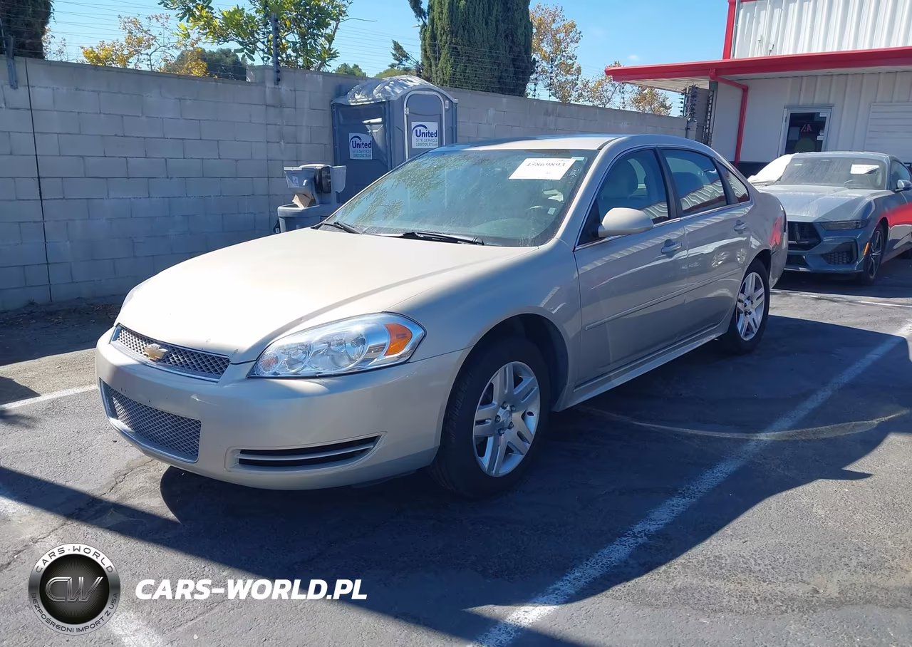 2012 Chevrolet Impala Lt VIN:2G1WG5E38C1239951 - 2