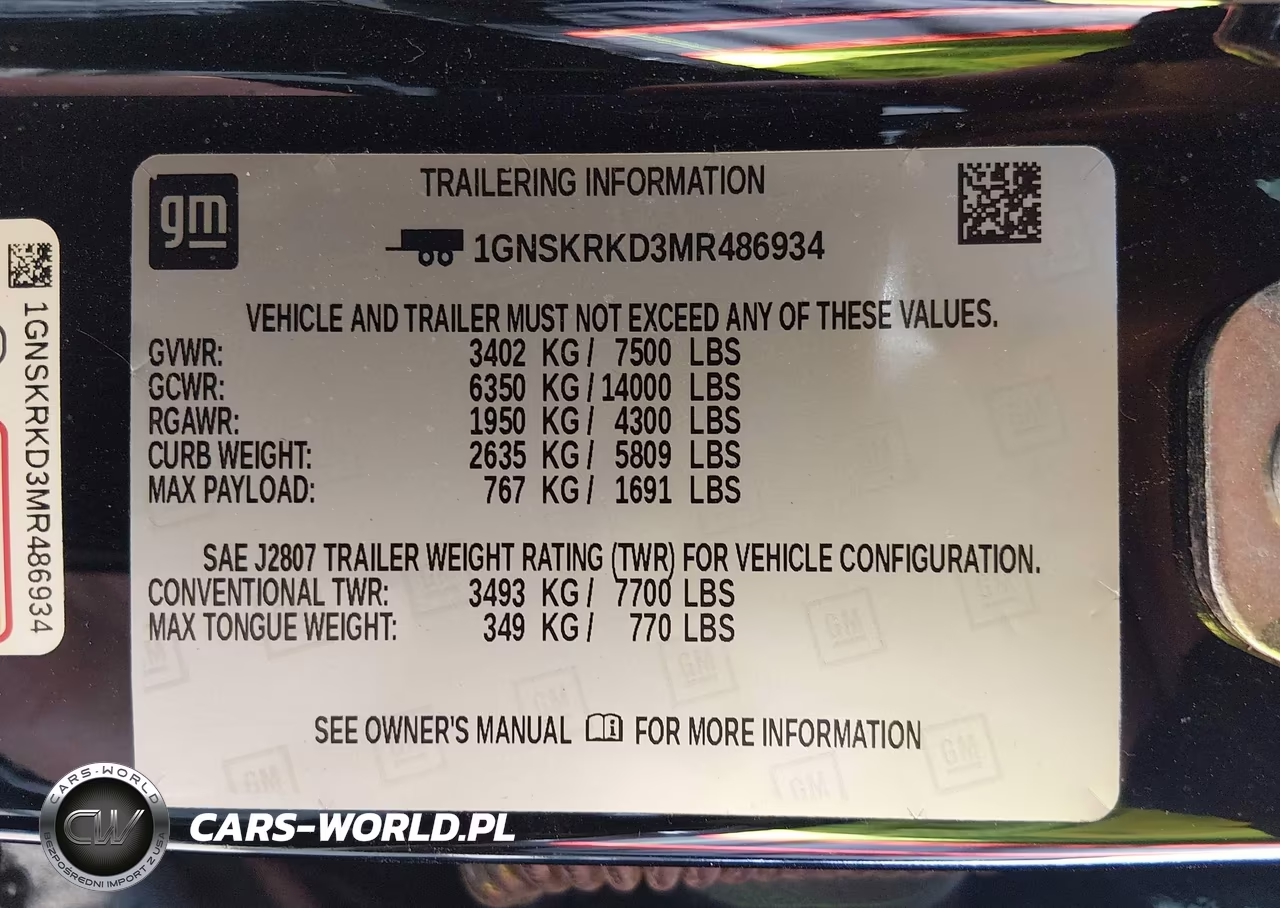 2021 Chevrolet Tahoe 4Wd Rst VIN:1GNSKRKD3MR486934 - 9