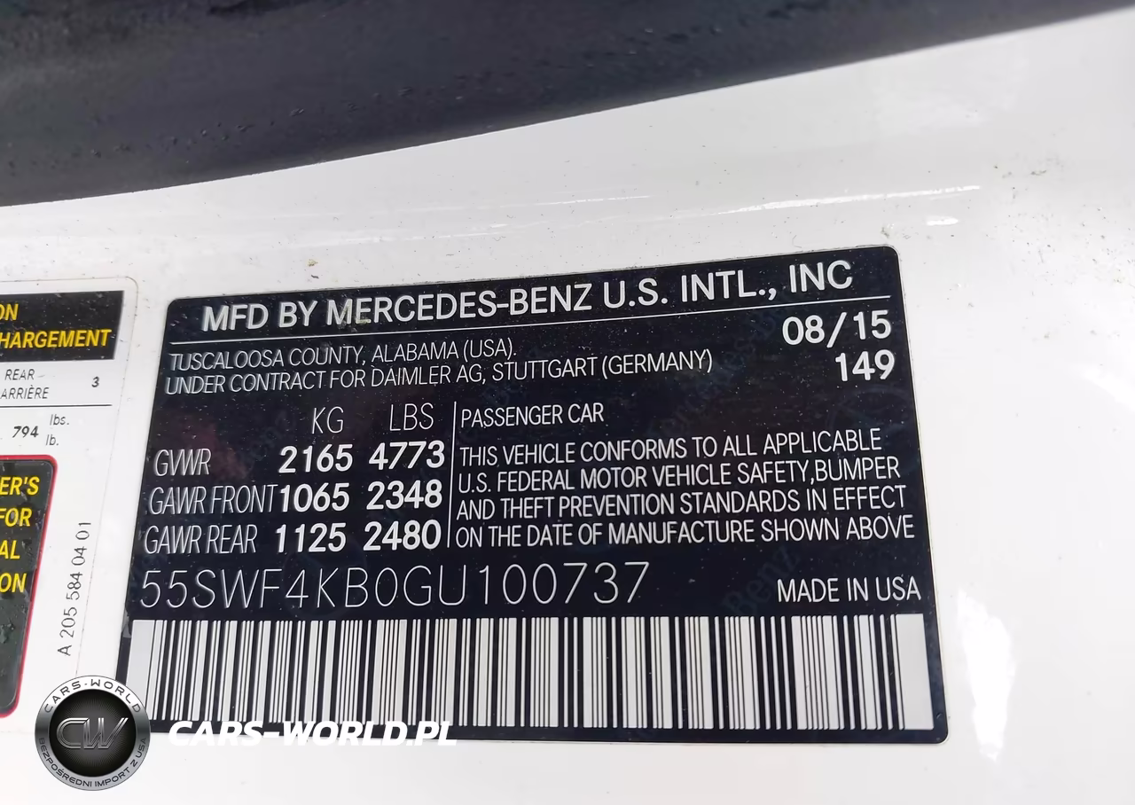 2016 Mercedes-Benz C 300 Sport 4Matic VIN:55SWF4KB0GU100737 - 9