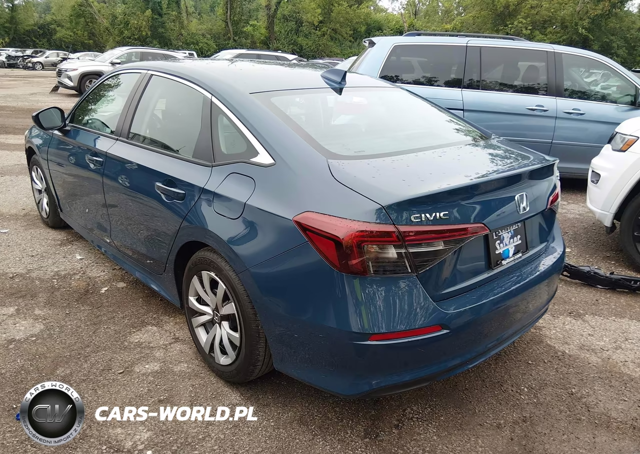 2026 Honda Civic Lx VIN:2HGFE2F28TH614313 - 3