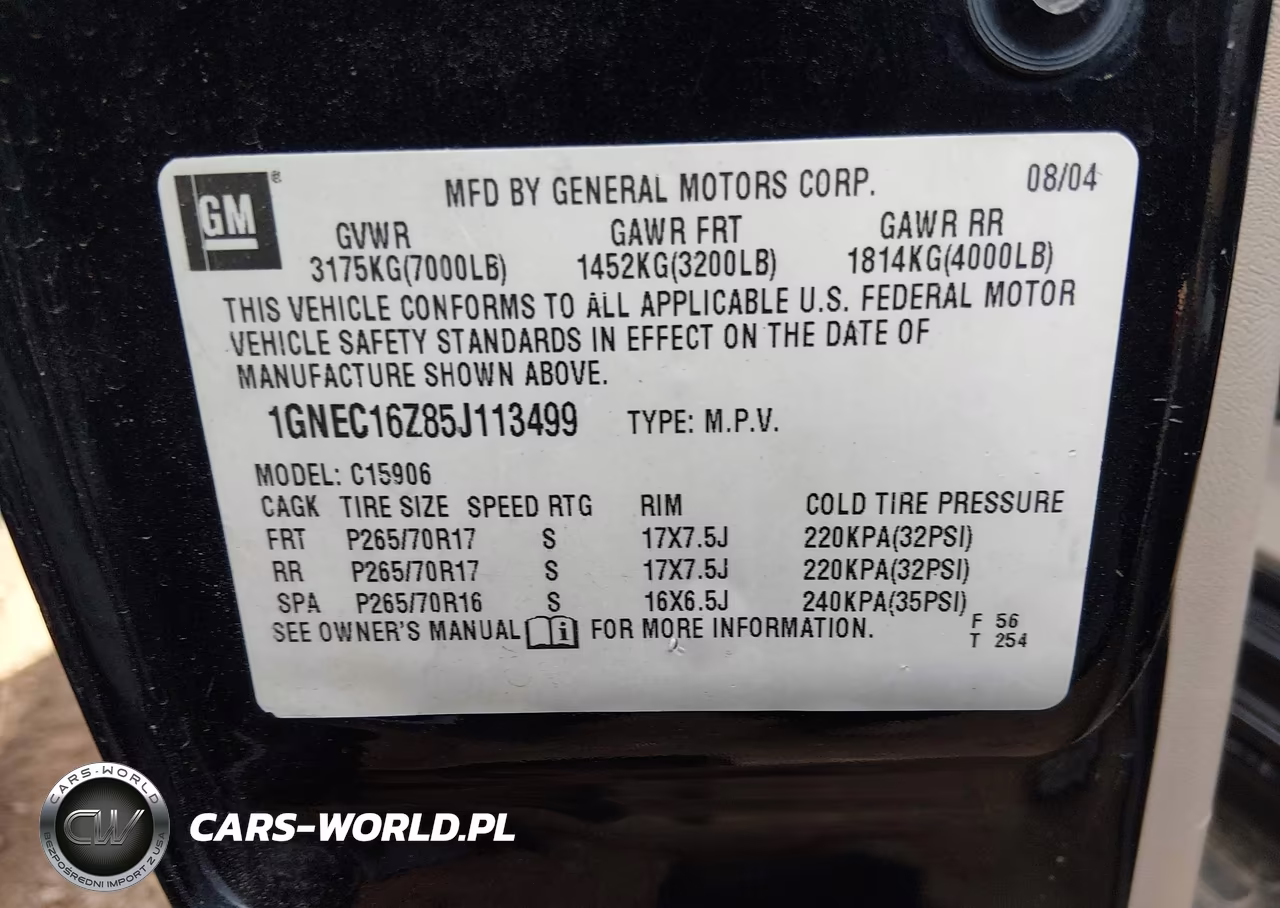 2005 Chevrolet Suburban 1500 Lt VIN:1GNEC16Z85J113499 - 9