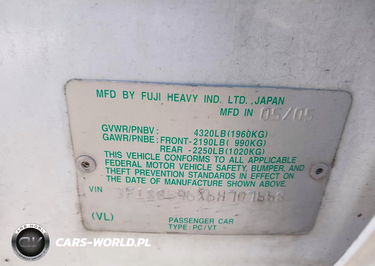 2006 Subaru Forester 2.5Xt Limited VIN:JF1SG696X6H707668 - 9