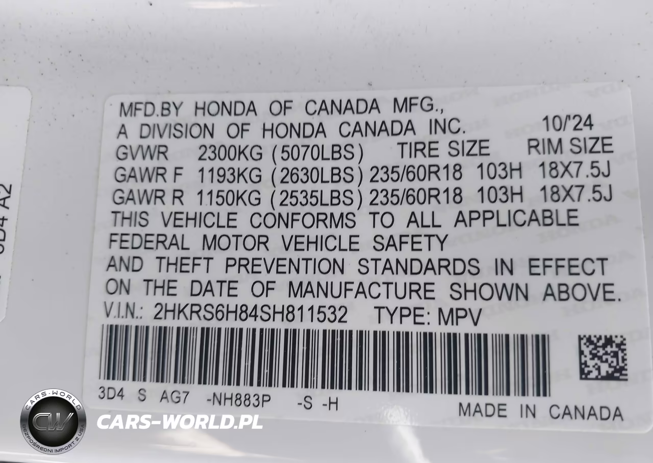 2025 Honda Cr-V Hybrid Sport-L VIN:2HKRS6H84SH811532 - 9