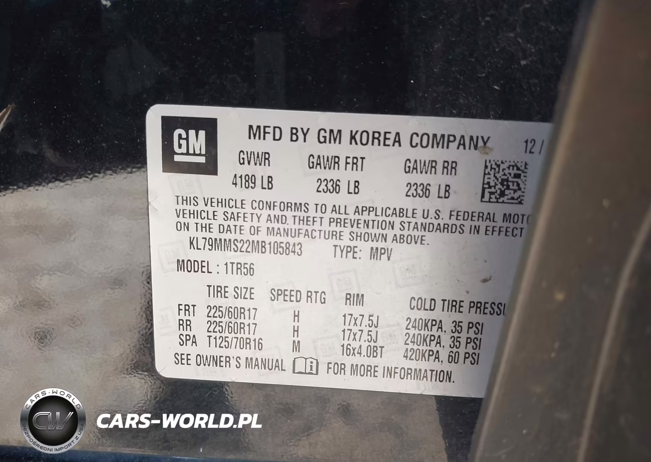 2021 Chevrolet Trailblazer Fwd Ls VIN:KL79MMS22MB105843 - 9