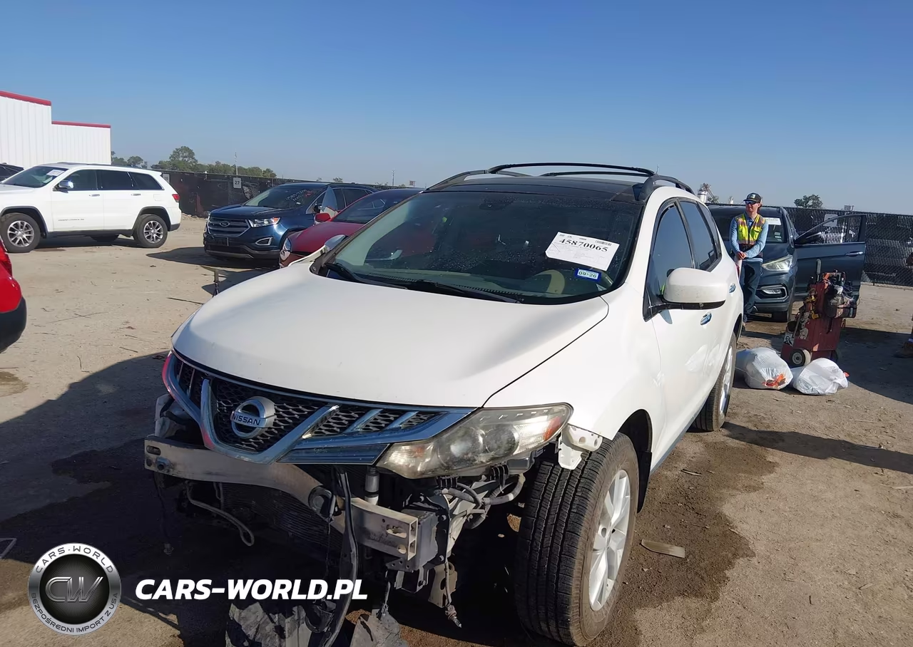 2012 Nissan Murano Sl VIN:JN8AZ1MU8CW101046 - 2