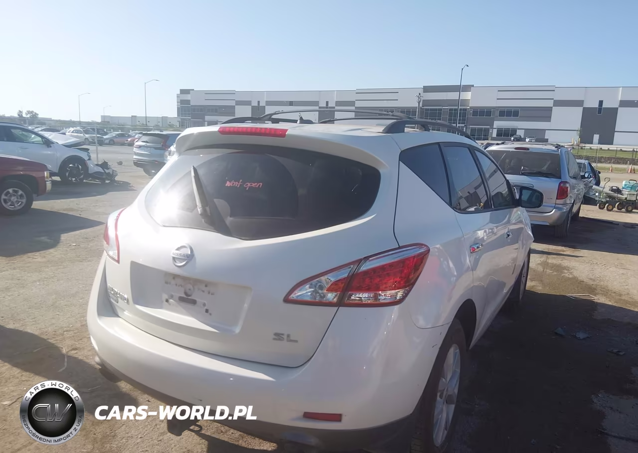 2012 Nissan Murano Sl VIN:JN8AZ1MU8CW101046 - 4