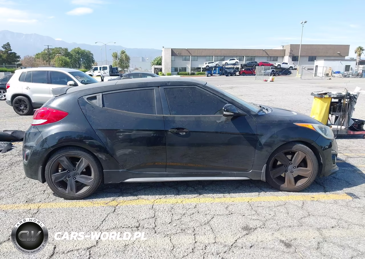 2013 Hyundai Veloster Turbo W-Blue VIN:KMHTC6AE0DU147592 - 13