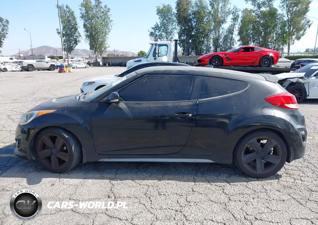 2013 Hyundai Veloster Turbo W-Blue VIN:KMHTC6AE0DU147592 - 14