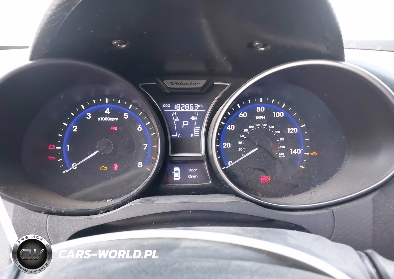 2013 Hyundai Veloster Turbo W-Blue VIN:KMHTC6AE0DU147592 - 15