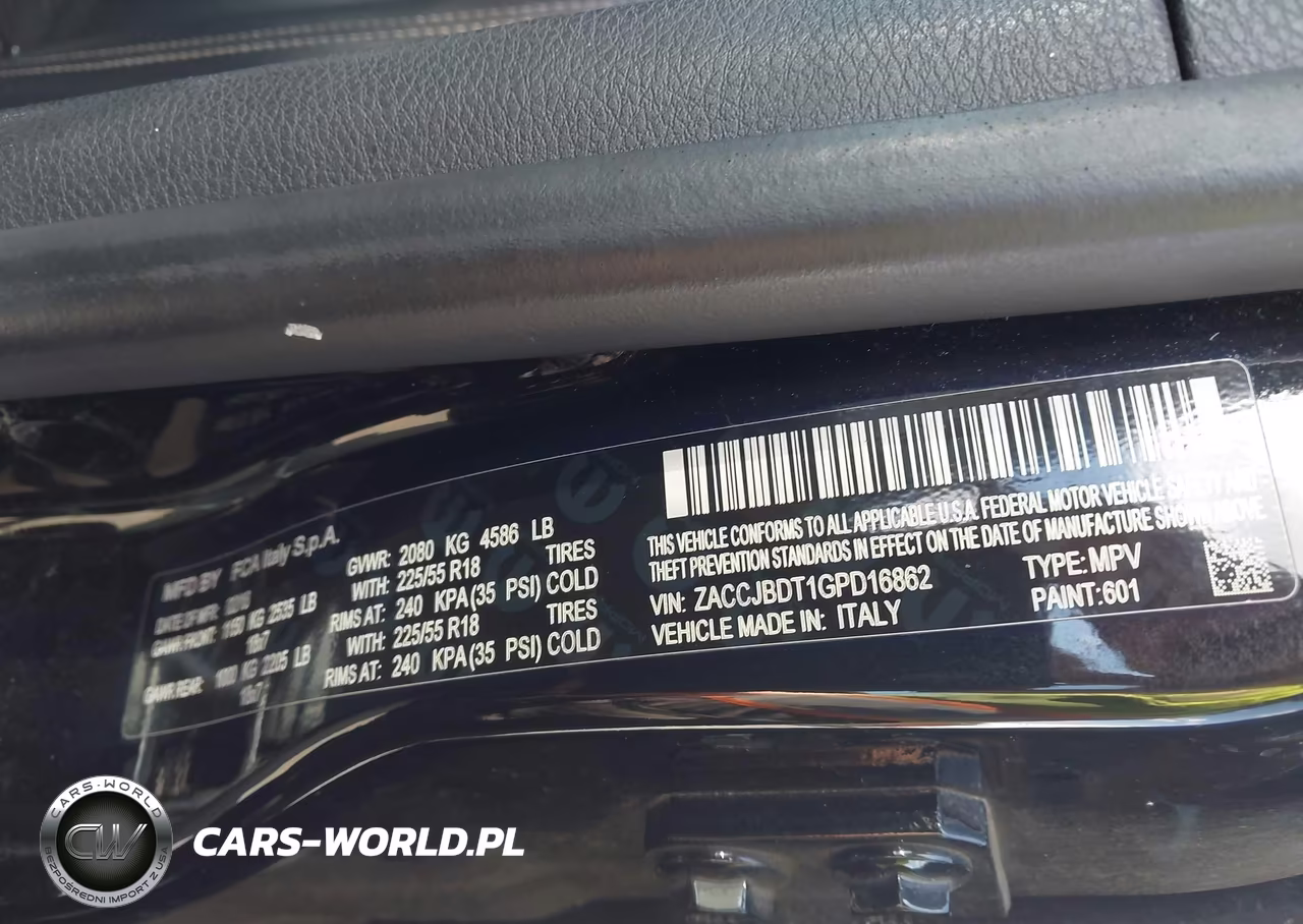 2016 Jeep Renegade Limited VIN:ZACCJBDT1GPD16862 - 9