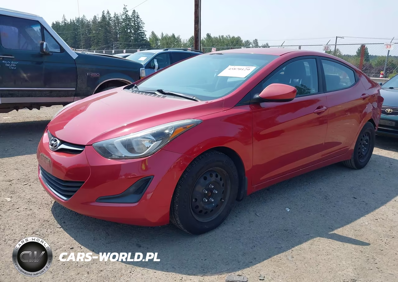 2016 Hyundai Elantra Se VIN:KMHDH4AE0GU526025 - 2