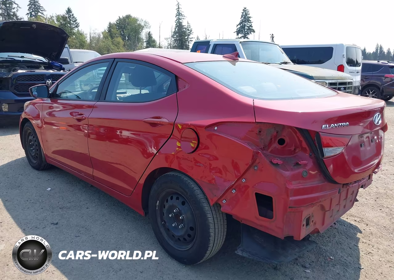 2016 Hyundai Elantra Se VIN:KMHDH4AE0GU526025 - 3