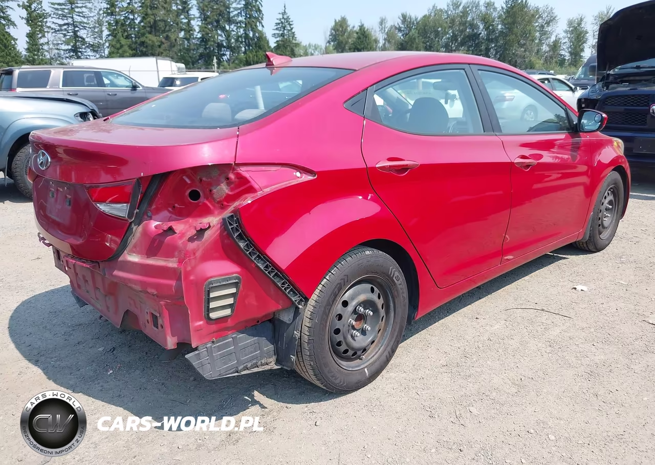 2016 Hyundai Elantra Se VIN:KMHDH4AE0GU526025 - 4