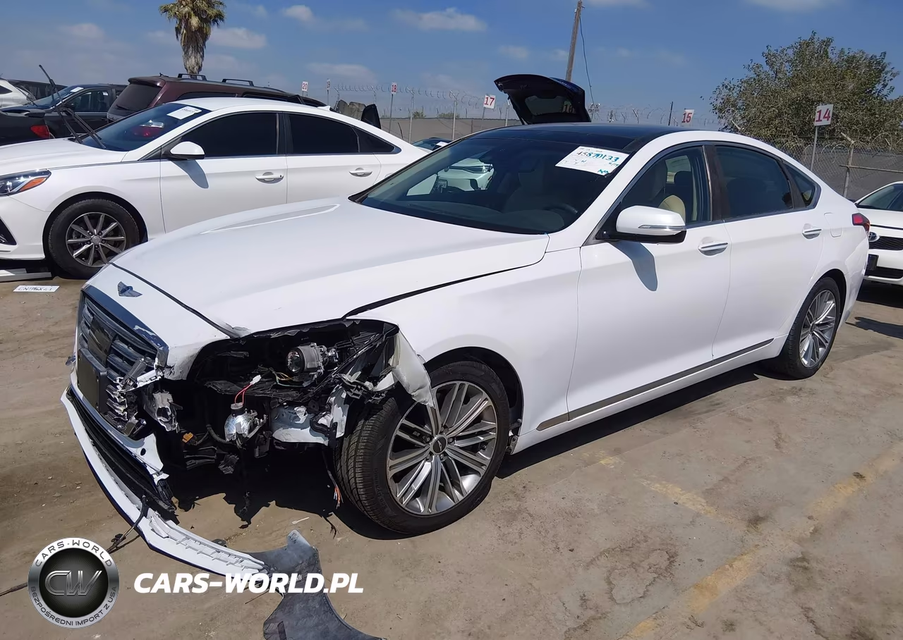 2018 Genesis G80 3.8 VIN:KMHGN4JE1JU238785 - 2