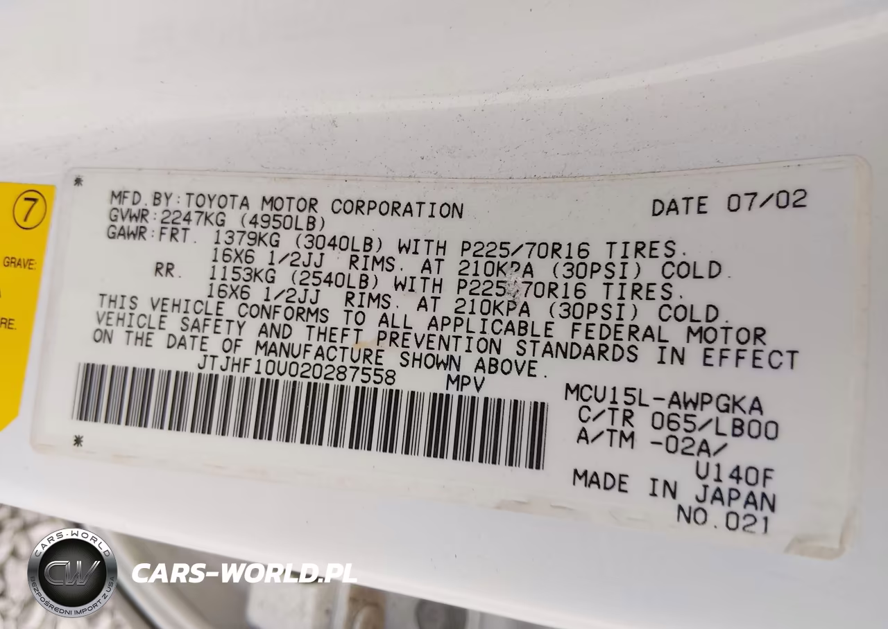 2002 Lexus Rx 300 VIN:JTJHF10U020287558 - 9
