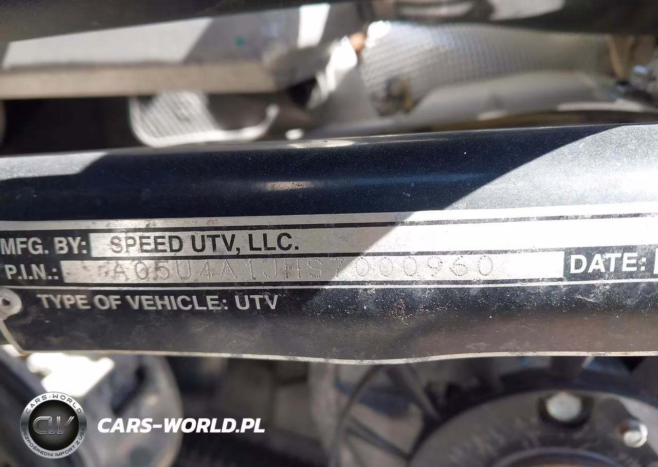 2025 Speed El 1000 Sxs VIN:A05U4A1JHS7000960 - 10
