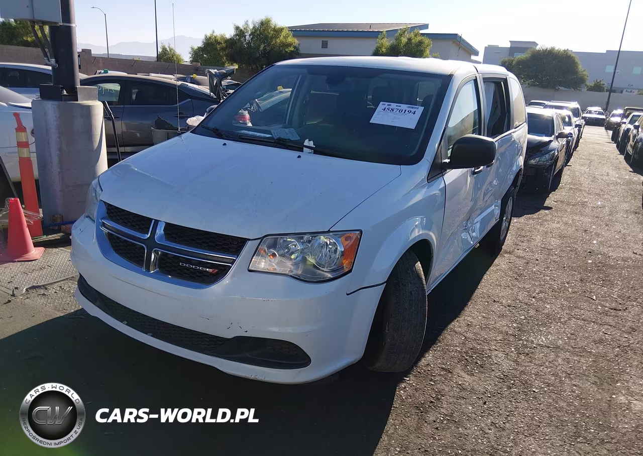 2019 Dodge Grand Caravan Se VIN:2C4RDGBG4KR796324 - 2