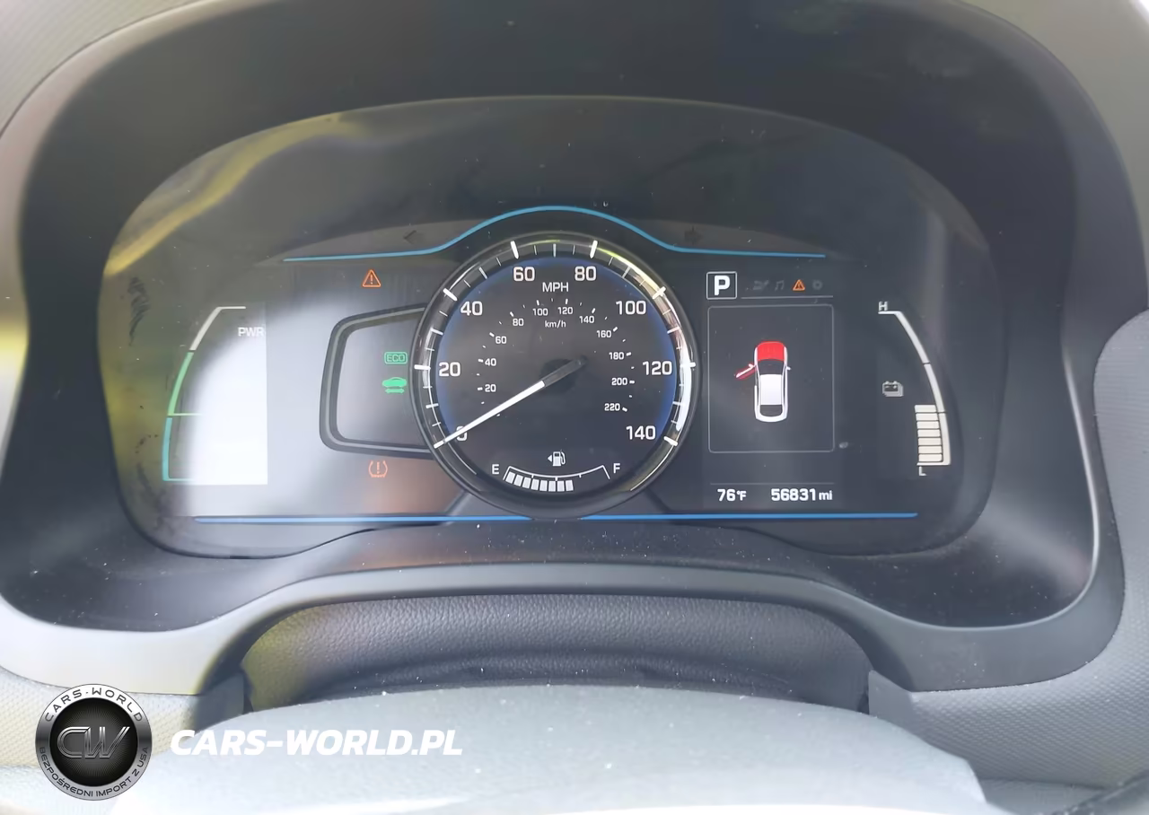 2018 Hyundai Ioniq Hybrid Blue VIN:KMHC65LC3JU100534 - 7