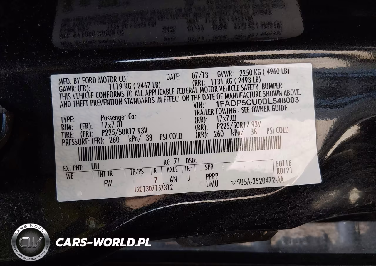 2013 Ford C-Max Energi Sel VIN:1FADP5CU0DL548003 - 9