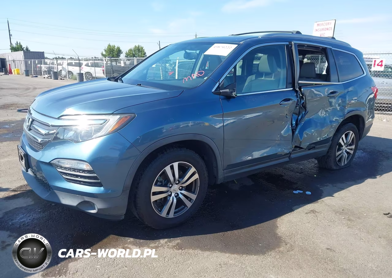 2016 Honda Pilot Ex-L VIN:5FNYF5H80GB004988 - 2