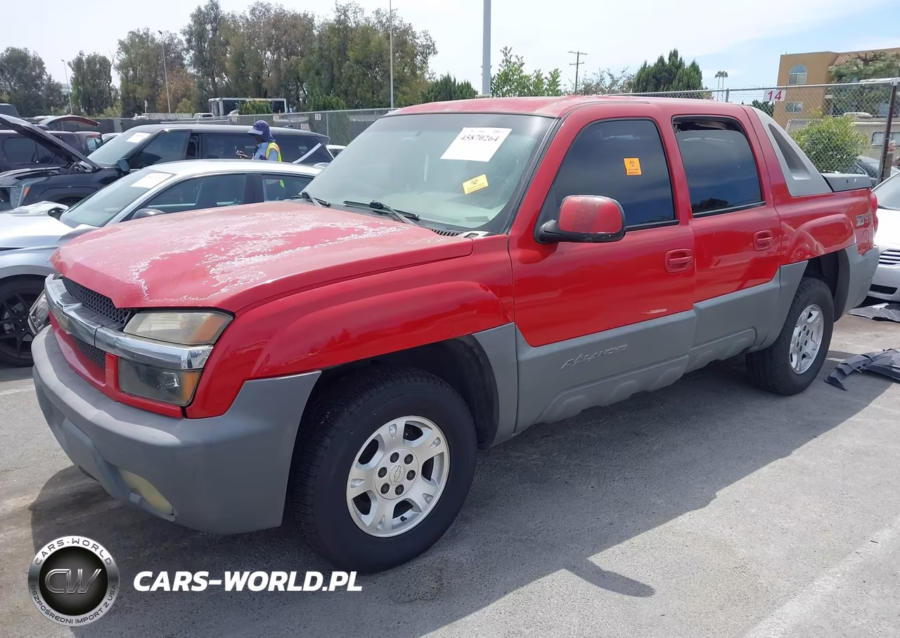 2002 Chevrolet Avalanche 1500 VIN:3GNEC13T42G117093 - 2
