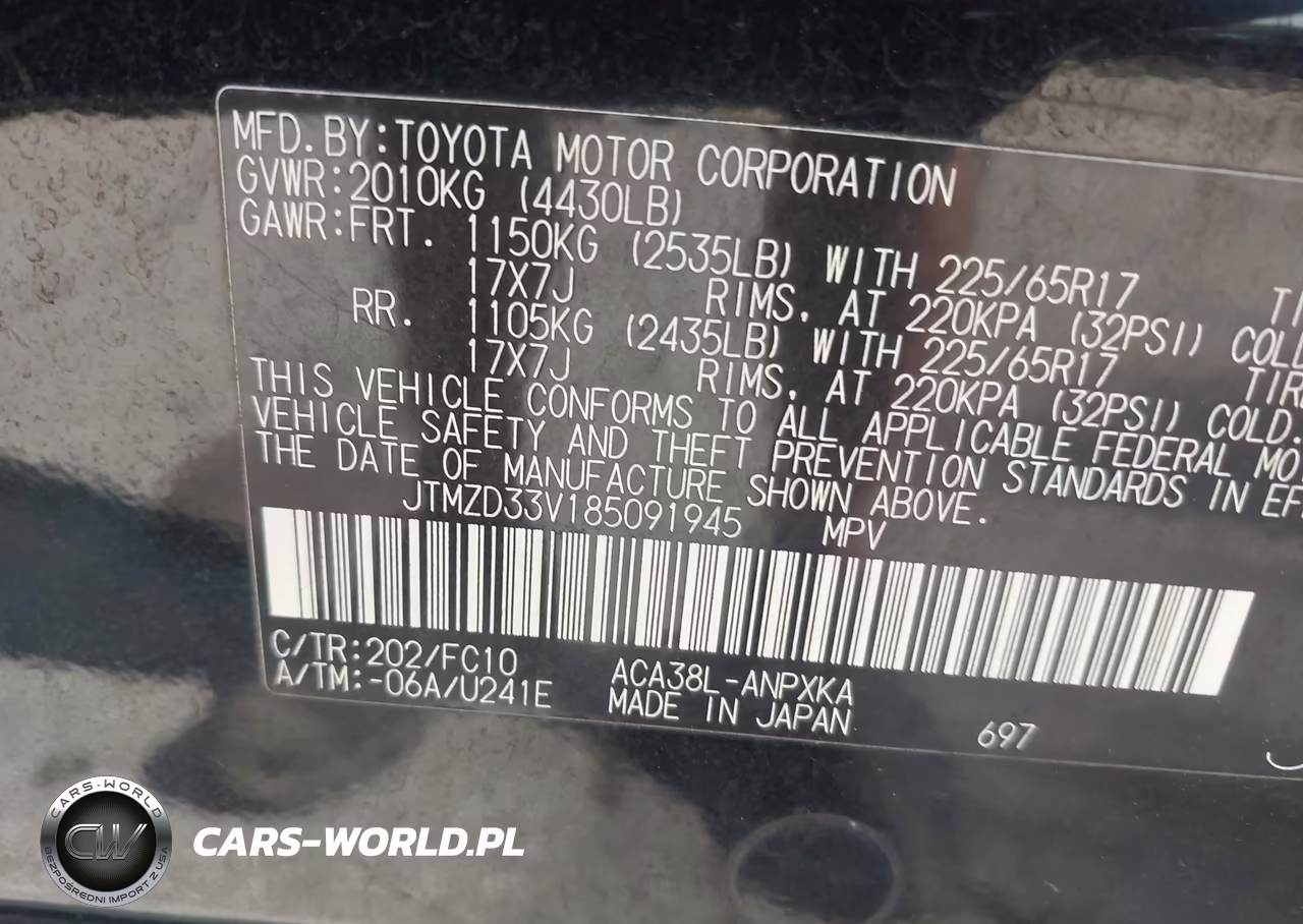 2008 Toyota Rav4 VIN:JTMZD33V185091945 - 9
