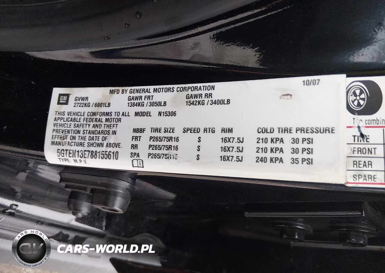 2008 Hummer H3 Suv VIN:5GTEN13E788155610 - 9