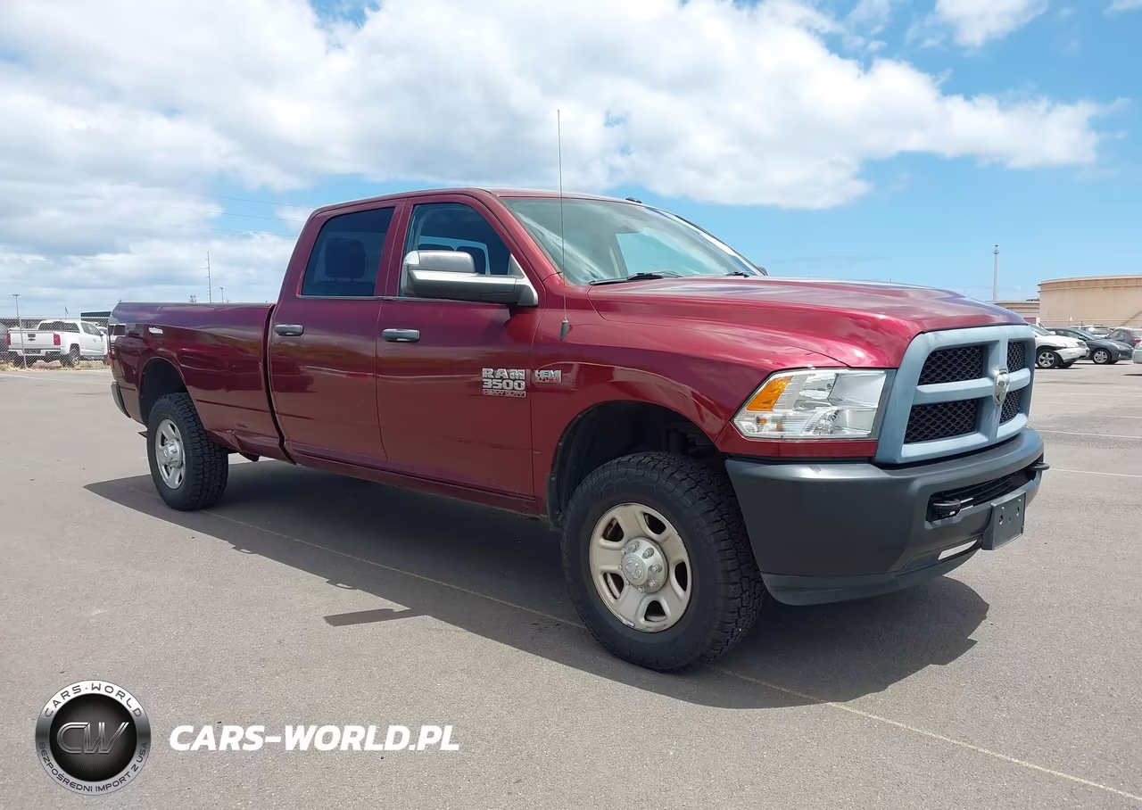 2018 Ram 3500 Tradesman 4X4 8' Box