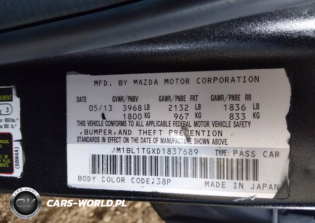 2013 Mazda Mazda3 I Sv VIN:JM1BL1TGXD1837689 - 9